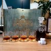 Personalizovaná Karafa na Whisky Set Clásico +4 Poháre, Kamene Personalizovaná Karafa na Whisky Set Clásico +4 Poháre, Kamene