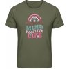 Akciové Gildan Soft-Style Tričko - Pozitívna myseľ, život - Military Green - M - Pánske Akciové Gildan Soft-Style Tričko - Pozitívna myseľ, život - Military Green - M - Pánske