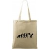 Evolution fitness Taška bavlnená 42 x 38 cm Naturalna