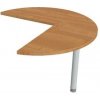 Doplnkový stôl Flex, pravý, 100,0x75,5x(60x60) cm, jelša/kov Doplnkový stôl Flex, pravý, 100,0x75,5x(60x60) cm, jelša/kov