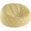Sablio Sedací vak Cocoon Princeznovské korunky - 75 x 45 x 35 cm Sablio Sedací vak Cocoon Princeznovské korunky - 75 x 45 x 35 cm