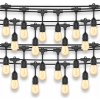 Svetelná girlanda čierna 20 m 20x E27 1W vonkajšia Svetelná girlanda čierna 20 m 20x E27 1W vonkajšia
