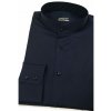 Pánska košeľa so stojáčikom SLIM tmavo modrá - 182 Pánska košeľa so stojáčikom SLIM tmavo modrá - 182