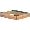 AXI Amy Sandbox with Storage Hnedá/Zelená, 1150 mm, 1150 mm, Drevo, Drevo, Pieskovisko AXI Amy Sandbox with Storage Hnedá/Zelená, 1150 mm, 1150 mm, Drevo, Drevo, Pieskovisko