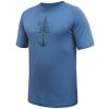 Sensor Merino Air Earth pánske tričko s krátkým rukávom riviera blue
