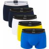 BOSS - boxerky 5PACK essential cotton stretch blue & yellow tones-M (83-89 cm) BOSS - boxerky 5PACK essential cotton stretch blue & yellow tones-M (83-89 cm)