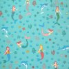 Dekoračná látka s morskými pannami 1 m Dekoračná látka s morskými pannami 1 m