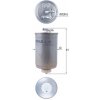 Palivový filter MAHLE KL 43 Palivový filter MAHLE KL 43