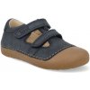 Barefoot detské sandále Koel - Aria Leather Blue tmavomodré Barefoot detské sandále Koel - Aria Leather Blue tmavomodré