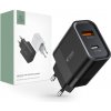 Tech-Protect C30W sieťová nabíjačka USB / USB-C 30W PD QC, čierna Tech-Protect C30W sieťová nabíjačka USB / USB-C 30W PD QC, čierna