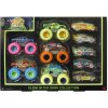 MATTEL SET Hot Wheels monster trucks svietiace v tme angličák & truck MATTEL SET Hot Wheels monster trucks svietiace v tme angličák & truck