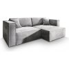 Rohová rozkladacia sedačka Nerio - sivá Rohová rozkladacia sedačka Nerio - sivá