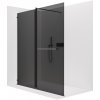 CERANO - Sprchová zástena Walk-in Medin Ľ/P - 8 mm - čierna matná, grafitové sklo - 170x195 cm - dvojdielna posuvná CERANO - Sprchová zástena Walk-in Medin Ľ/P - 8 mm - čierna matná, grafitové sklo - 170x195 cm - dvojdielna posuvná