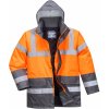 Portwest S467 HI-VIS TRAFFIC Reflexná bunda M, Fluorescenčno oranžová-Sivá Portwest S467 HI-VIS TRAFFIC Reflexná bunda M, Fluorescenčno oranžová-Sivá