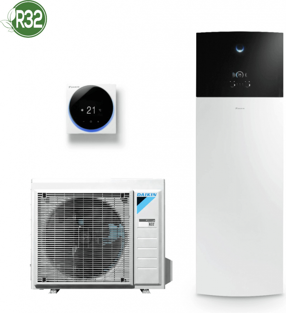 Daikin Altherma 3 RF 8 kW + 230 l zásobník + 6 kW záložný doohrev ERGA08EVH + EHVH08S23E6V