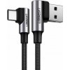 UGREEN US176 USB-USB-C kábel so sklonom 3A 0,5 m čierny (20855) UGREEN US176 USB-USB-C kábel so sklonom 3A 0,5 m čierny (20855)