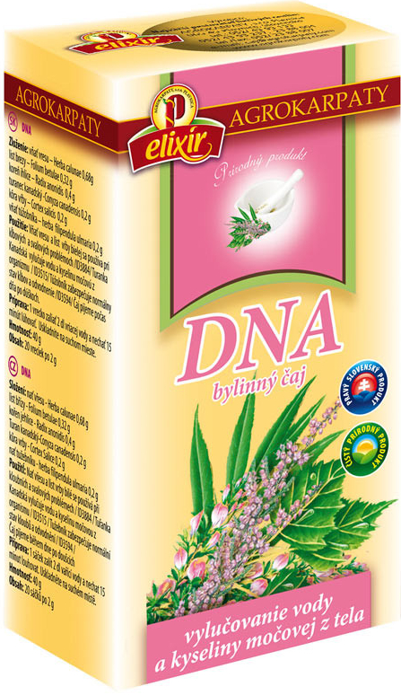 Agrokarpaty čaj NA DNU bylinný čaj čistý prírodný produkt 20 x 2 g