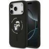 Zadný kryt Karl Lagerfeld Liquid Silicone Karl and Choupette MagSafe pre iPhone 17 Pro, čierny Zadný kryt Karl Lagerfeld Liquid Silicone Karl and Choupette MagSafe pre iPhone 17 Pro, čierny