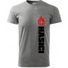 Hasiči zdravotník - Klasické pánske tričko vyššej gramáže - M ( Tmavosivý melír ) Hasiči zdravotník - Klasické pánske tričko vyššej gramáže - M ( Tmavosivý melír )