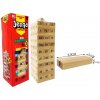 Drevená veža Jenga s číslami 54 dielov Drevená veža Jenga s číslami 54 dielov