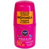 Nivea Detské ružové mlieko na opaľovanie v guľôčke SPF50+ (Protect & Play Coloured Roll On) 50 ml