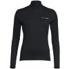 Vaude Livigno Halfzip II, dámsky pulóver, čierny, veľkosť: 38 Vaude Livigno Halfzip II, dámsky pulóver, čierny, veľkosť: 38