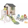 Set domček na pilieroch s posedením House On Stilts Life Smoby rozšíriteľný s 1,5 m šmykľavkou s vodotryskom Set domček na pilieroch s posedením House On Stilts Life Smoby rozšíriteľný s 1,5 m šmykľavkou s vodotryskom