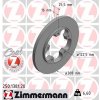 ZIMMERMANN Brzdový kotúč 250.1381.20 ZIMMERMANN Brzdový kotúč 250.1381.20