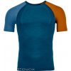 Pánske funkčné tričko Ortovox 120 COMPETITION LIGHT SHORT SLEEVE modrá