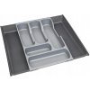 CURVER Príborník šedo-čierny, 30 x 42 x 6,4 cm 05752-877 CURVER Príborník šedo-čierny, 30 x 42 x 6,4 cm 05752-877