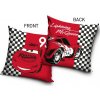 Detský vankúšik Cars Blesk McQueen Cielová Čiara 40x40 cm Detský vankúšik Cars Blesk McQueen Cielová Čiara 40x40 cm
