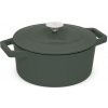 Pekáč liatinový s pokrievkou 24 cm Matte Green Collection BH-6544 Pekáč liatinový s pokrievkou 24 cm Matte Green Collection BH-6544