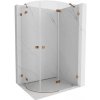 MEXEN/S - Lunar L sprchový kút štvrťkruh krídlový pravá 100 x 90, transparent, ružové zlato 833L-100P-090L-60-00 MEXEN/S - Lunar L sprchový kút štvrťkruh krídlový pravá 100 x 90, transparent, ružové zlato 833L-100P-090L-60-00