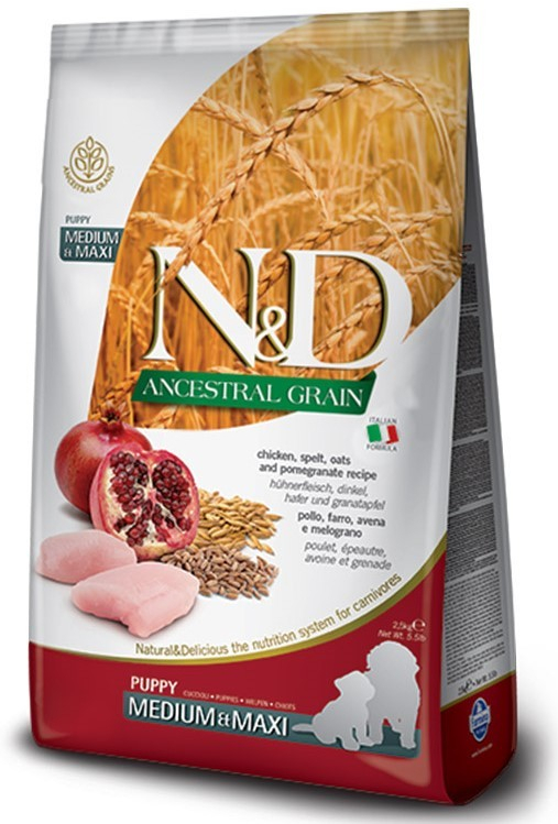 N&D dog GF Pumpkin Adult Medium & maxi chicken&pomegranate 3 x 12 kg