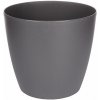 Plastkon Ella Twist 'n' Roll dekoratívny kvetináč antracitová (40 cm) Plastkon Ella Twist 'n' Roll dekoratívny kvetináč antracitová (40 cm)