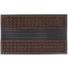 Hnedá textilná gumová vstupná rohož FLOMA Scrape - dĺžka 45 cm, šírka 75 cm, výška 1,3 cm Hnedá textilná gumová vstupná rohož FLOMA Scrape - dĺžka 45 cm, šírka 75 cm, výška 1,3 cm