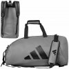 Adidas Taška combat training 3v1 Farba: Sivá, Veľkosť: L Adidas Taška combat training 3v1 Farba: Sivá, Veľkosť: L
