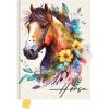 Pamätník JUNIOR 14x18 cm, 80 list. čistý so zámkom - Horse Pamätník JUNIOR 14x18 cm, 80 list. čistý so zámkom - Horse