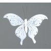 Vetur BV Biely ozdobný motýľ na stromček Vetur BV Biely ozdobný motýľ na stromček