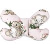 Vankúšik motýľ bavlnený ružový - Baby animals Vankúšik motýľ bavlnený ružový - Baby animals
