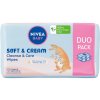 Nivea Baby Soft & Cream Cleanse & Care Wipes čisticí a pečující vlhčené ubrousky 2 x 57 ks