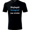Čierne tričko najlepší fotograf na svete - darčeky pre fotografa L Čierne tričko najlepší fotograf na svete - darčeky pre fotografa L