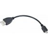 OEM Kábel CABLEXPERT USB AF/micro BM, OTG, 15cm, pre tablety a smartphone A-OTG-AFBM-03 OEM Kábel CABLEXPERT USB AF/micro BM, OTG, 15cm, pre tablety a smartphone A-OTG-AFBM-03