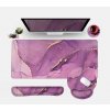 Huado XXL ergonomický set podložiek k PC 4v1 Purpurový mramor Huado XXL ergonomický set podložiek k PC 4v1 Purpurový mramor