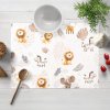 Biante Detské bavlnené prestieranie na stôl Sandra SA-757 Hnedo-oranžové safari zvieratká na bielom 30x40 cm Biante Detské bavlnené prestieranie na stôl Sandra SA-757 Hnedo-oranžové safari zvieratká na bielom 30x40 cm