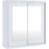 Šatníková skriňa MORTY 2D2L 180 - biela Šatníková skriňa MORTY 2D2L 180 - biela