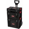 Majster Regál Mobilná dielenská sada: Qbrick System PRO – vozík a kufrík na náradie , Čierna Majster Regál Mobilná dielenská sada: Qbrick System PRO – vozík a kufrík na náradie , Čierna