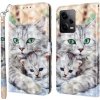 Peňaženkové 3D kožene puzdro na Xiaomi Redmi Note 12 Pro 5G –Two Loving Cats Peňaženkové 3D kožene puzdro na Xiaomi Redmi Note 12 Pro 5G –Two Loving Cats