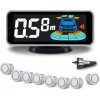 Ultrazvukový parkovací senzor s 8 senzormi a LCD displejom, 12V Ultrazvukový parkovací senzor s 8 senzormi a LCD displejom, 12V