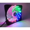 Ventilátor 120x120x25mm 12V s LED farebným osvetlením (T418B) Ventilátor 120x120x25mm 12V s LED farebným osvetlením (T418B)